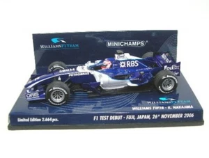 Williams Fw 28 Test Giappone Formula 1 2006 (K.Nakajima) 1:43 MINICHAMPS - Foto 1 di 1