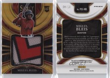 2023 Panini Select Rookie Jumbo Swatch Gold Prizm /10 Miguel Bleis #PJS-58