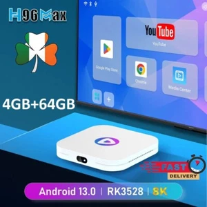 H96MAX M1 Smart TV Box Android 13.0 4K Media Player 4GB+64GB Set Top Box Quad++ - Picture 1 of 9
