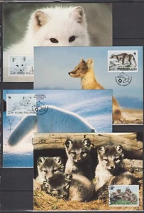 F2018 Suomi , Finland 1993 - Maxicards - Dieren/Animals/Tiere ,Fox - WWF - Picture 1 of 1