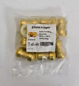 Efield Straight Coupling Push Fit Fitting To Connect Pex 3/4" x 3/4" Pack Of 10 - Picture 1 of 6