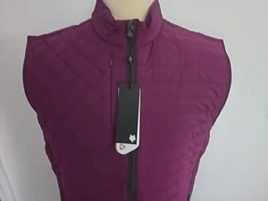 GREYSON Yukon X-lite Aubergine NEW Men’s Sleeveless Vest/Jacket Size XL - Picture 1 of 19