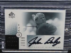 2001 SP Authentic John Daly Sign Of The Times Auto Autograph #JD A625
