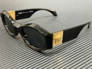 VERSACE VE4466U GB1 87 Black Dark Grey Women's 54 mm Sunglasses - Picture 1 of 5