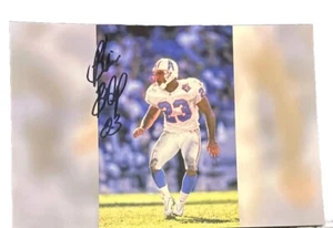 Blaine Bishop autographed Houston Oilers 4 x 6 photo - Picture 1 of 1