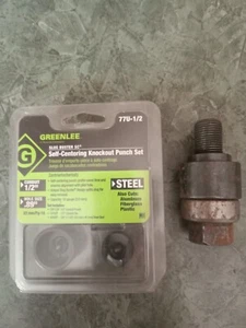 Greenlee 77U 1-1/2" SELF CENTERING KNOCKOUT (1-1/2") and 1 7/32 knock out - Picture 1 of 4