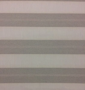 BALLARD DESIGNS BAL HARBOUR TAUPE CREAM SUNBRELLA STRIPE OUTDOOR FABRIC BTY 54"W - Picture 1 of 5