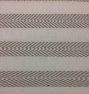 BALLARD DESIGNS BAL HARBOUR TAUPE CREAM SUNBRELLA STRIPE OUTDOOR FABRIC BTY 54"W - Image 1 of 4