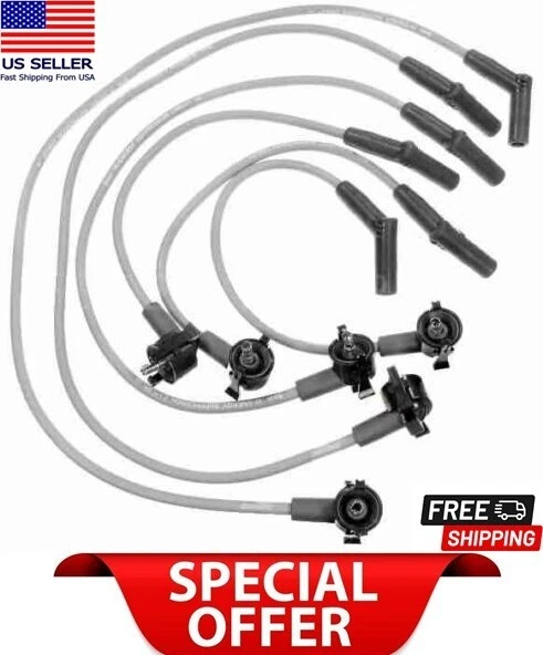 Nuevo juego de cables de bujía Ford Aerostar Explorer Ranger MAZDA B4000 NAVAJO 4,0 L V6 Foto 1 de 4
