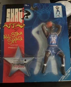 1993 KENNER NBA SHAQ ATTAQ ALL-STAR SHAQUILLE O'NEAL TOY ACTION FIGURE - Picture 1 of 2