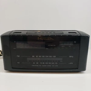 VTG Emerson Research Smart Set Alarm Clock Radio Snooze Black Model CKS2000N - Picture 1 of 11