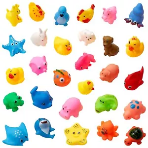 30 Stk Wasserspritztiere Badespielzeug für Babys & Kleinkinder - BPA-frei - Bild 1 von 8