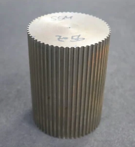 Stahl Zahnwelle Toothed shaft S5M-56 Profil: S5M 56 Zähne GL-verzahnt 120mm - Picture 1 of 8