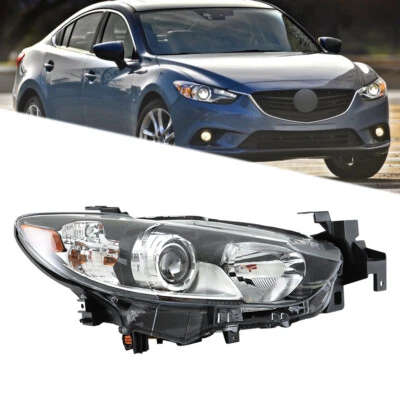 Right Passenger Side Fit For Mazda 6 2014-2017 Halogen Clear Headlight Headlmap - Image 1 of 4