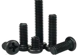 #6-32 6-32 All Size Phillips Pan Rosca Completa Máquina Tornillo Óxido Negro 100 Piezas - Imagen 1 de 1