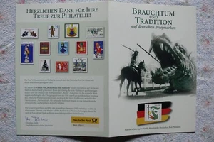 Gedenkblatt Brauchtum und Tradition Drachenstich Furth im Wald  Jahresgabe Post - Bild 1 von 2