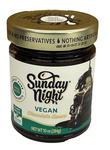 Sunday Night Vegan Small Batch Plant Based Chocolate Sauce 10 oz - Picture 1 of 1