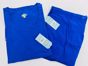 Scrubbs - Women's Stretch Collection Scrub Set - Royal Blue Size 3XL - New - Picture 1 of 4