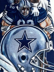 Vintage Dallas Cowboys NFL Football Ralph Marlin Polyester Neck Tie Made In USA - Picture 1 of 7