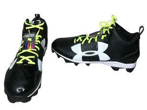 Under Armour schwarz neongrün Fußballschuhe Größe Herren 16 neu mit Etikett - Bild 1 von 11