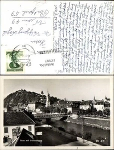 157997,Graz m. Schlossberg 1955 - Picture 1 of 1