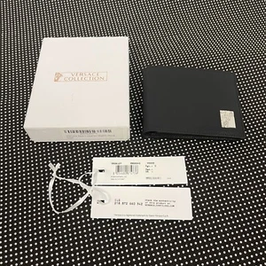 VERSACE MENS WALLET -La Medusa Bifold BLACK NIB - Picture 1 of 8