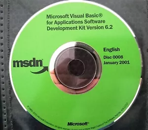 Microsoft Visual Basic for Applications Software Development Kit version 6.2 - Picture 1 of 1