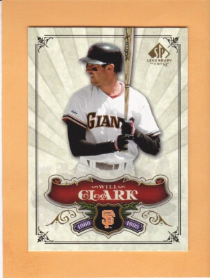 WILL CLARK #3 2006 SP LEGENDARY CUTS WILL CLARK BASE SAN FRANCISCO GIANTS NM-MT - Image 1 of 2