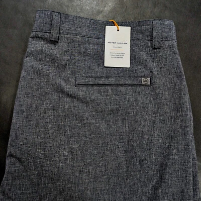 $100 Peter Millar Crown Sport Shackleford Hybrid Shorts Iron Grey Size 40 - Image 1 of 4
