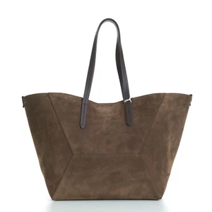 BRUNELLO CUCINELLI 3600$ BC Duo Bag - Medium, Suede With Monili - Picture 1 of 12