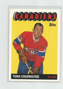 YVAN COURNOYER (Montreal Canadians) 2001 TOPPS REPRINT HOCKEY CARD #76 - Picture 1 of 1
