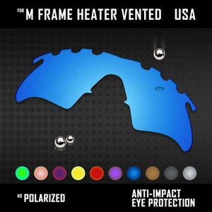 Anti Scratch Polarized Lot Replacement Lenses for-Oakley M Frame Heater Vented - Picture 1 of 44