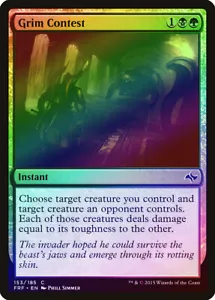 Grim Contest Foil Fate Reforged #153 MTG Magic the Gathering NM 2Fire Games - Picture 1 of 1