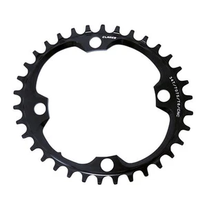 Clarks Oval Kettenblatt MTB CNC 7075 T6 Alloy 104BCD schmal breit 34 Zähne - Bild 1 von 1