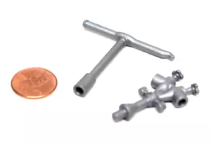 Playmobil Miniature Firefighter Fireman Hydrant Wrench Fitting Set - 2 Pcs 4795 - Picture 1 of 1