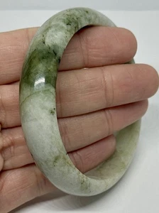 Brazalete Brazalete Interior Piedra Natural Tallado 61,9 mm Cuarzo Jadeíta - Imagen 1 de 6