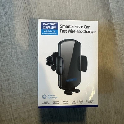 Cargador inalámbrico rápido Smart Sensor para automóvil nuevo en caja envío gratuito Foto 1 de 4