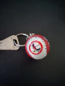 St Louis Cardinals MLB Keychain Keyring Charm Fan Pull  - Picture 1 of 6