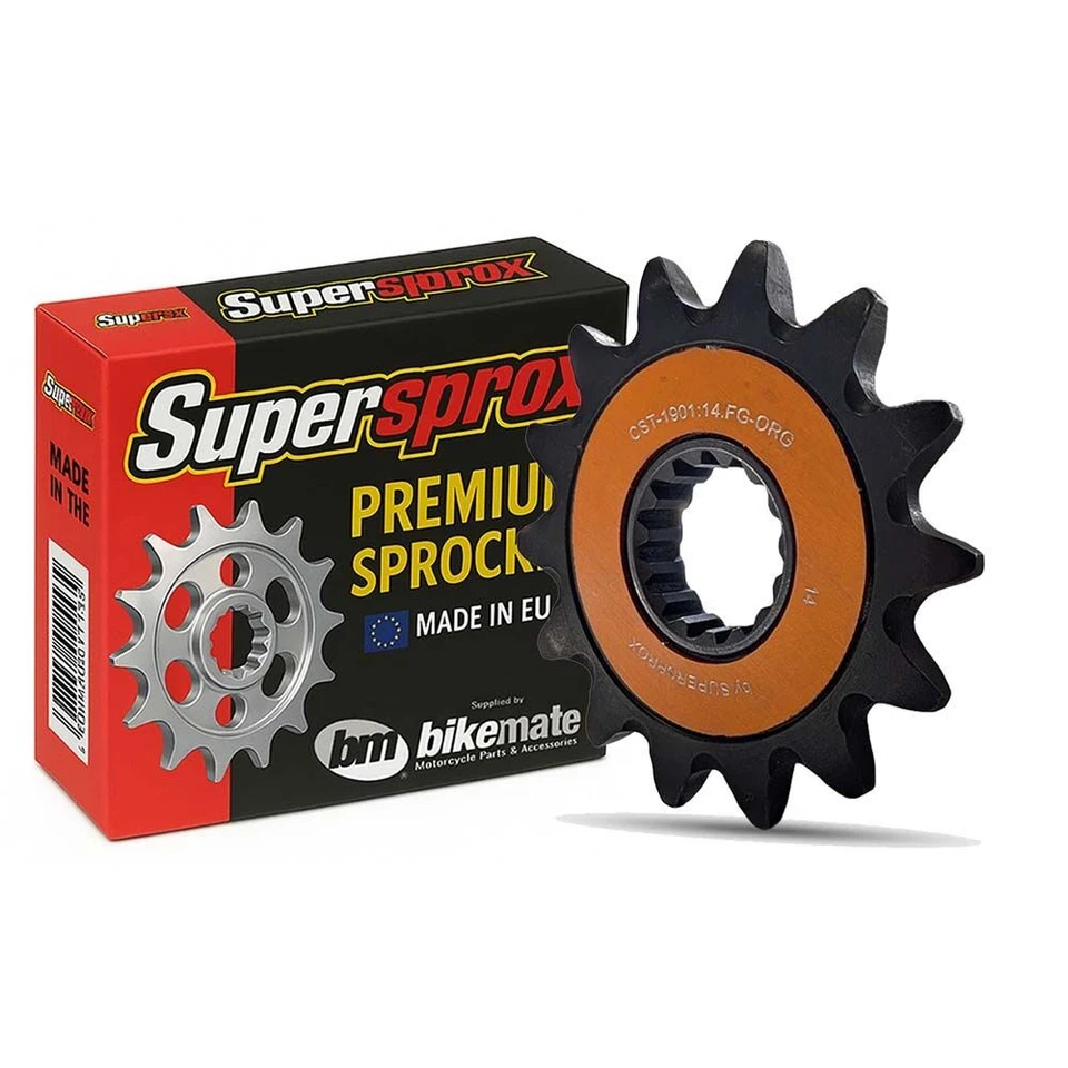 Piñón delantero forjado 520-13T naranja para Husqvarna FC 250 2020 2021 2023 Foto 1 de 1