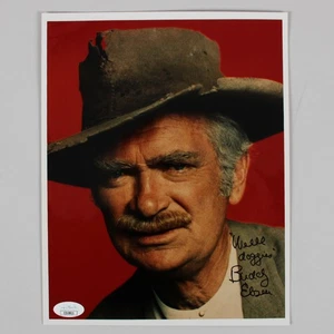 Buddy Ebsen signiertes Foto 8×10 Beverly Hillbillies "Well Doggies" - Echtheitszertifikat JSA - Bild 1 von 3