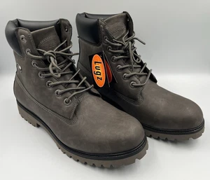 Lugz Convoy 6 Inch Round Toe Lace Up Mens 9.5 Dark Gray Casual Boots MCNVD-0258 - Picture 1 of 10