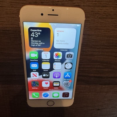 Apple iphone 6s A1633 32GB Rose Gold Factory Unlocked Very Good BH:100% - Image 1 of 4