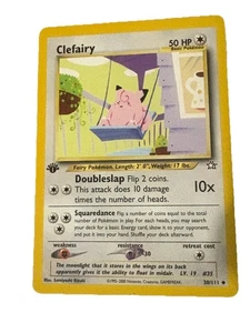 Pokémon TCG Clefairy Neo Genesis 30/111 Regular Unlimited Uncommon LP WOTC. - Bild 1 von 2