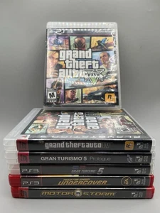 PS3 6 Game Bundle GTA 4 5 Gran Turismo 5 Prologue Need For Speed Motor Storm + - Imagen 1 de 9