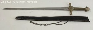 Unbranded Gray Metal Sword & Sheath - Picture 1 of 10