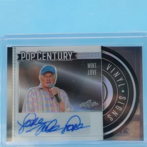 MIKE LOVE 2024 Leaf Pop Century #20/25 Autograph VINYL SIGNS SINGER BEACH BOYS - Picture 1 of 2