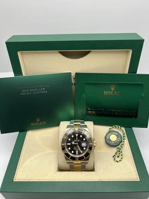 Pristine Rolex Sea-Dweller 126603 43mm 18K Two Tone Gold & Steel Oyster B&P - Image 1 of 4