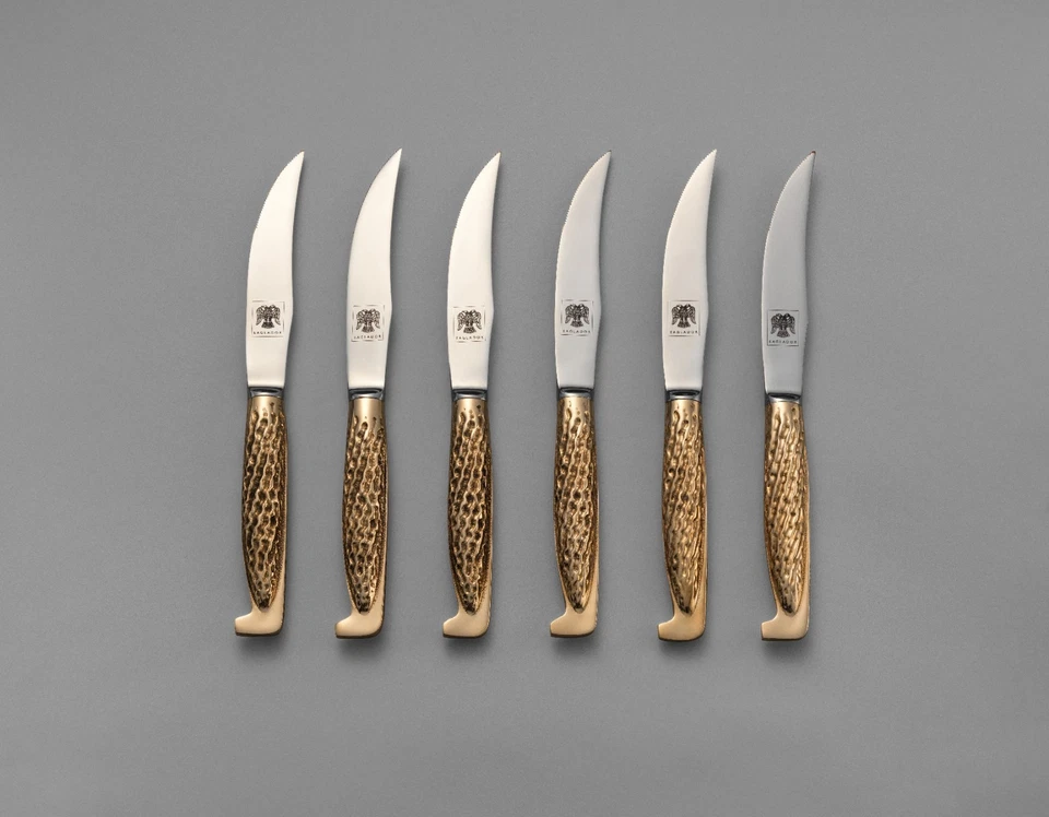 Bronze Steak Knife Set, 6 Pieces - Image 1 of 2