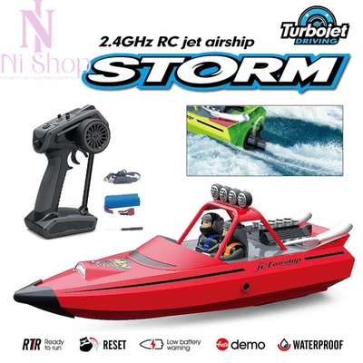 RC Jet Boat RC Racing Boat TY725 2.4GHz Remote Control Boat High-Speed Toys Gift - Image 1 of 4