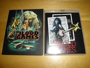 Blood Games (Blu-ray, 2020 Vinegar Syndrome) Rare/OOP w/Slipcover; 1990 Film - Picture 1 of 5